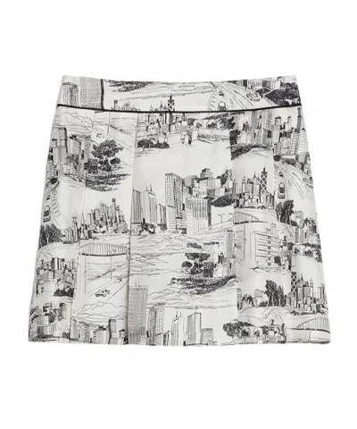 Max Mara Wide-leg Shorts In White