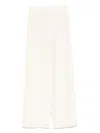 Max Mara Stretch Silk Boon Pant In Neutral