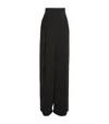 Max Mara Lino Trousers In Black