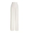 Max Mara Wide-leg Tailored Trousers In White