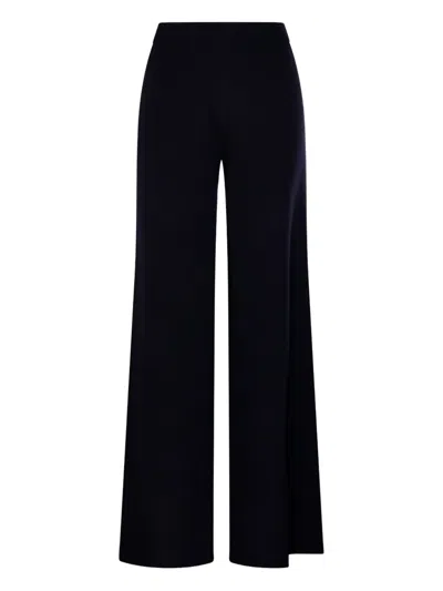 Max Mara Wide-leg Trousers In Black