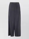 Max Mara Stretch Silk Boon Pant In Gray