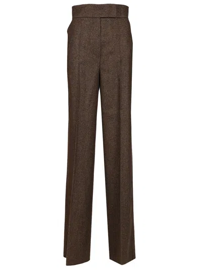 Max Mara Wide Leg Trousers Brown
