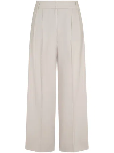 Max Mara Wide-leg Trousers In Neutral