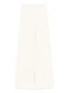 Max Mara Stretch Silk Boon Pant In White