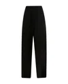 Max Mara Wide-legged Casual Pants In Black