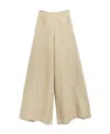 Max Mara Wide-legged Casual Pants In Brown