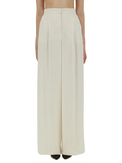 Max Mara Wide Pant Handcuff In White