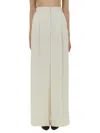 Max Mara Wide Pant Handcuff In Ivory