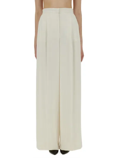Max Mara Wide Pant Handcuff In Ivory