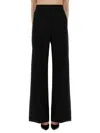 Max Mara Wide Pants "fernet" In Black