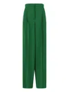 Max Mara Cady Wide-leg Trousers In Green
