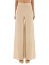 Max Mara Wide Pants "judy" In Neutral