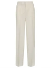 Max Mara Angola Sabbia Wide Leg Pants In Neutrals