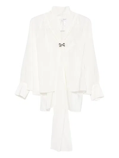 MAX MARA WIDE SILK BLOUSE