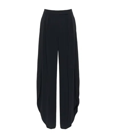 Max Mara Wide-fit Cady Trousers In Blue