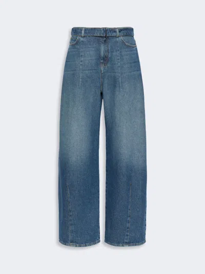 Max Mara Wide-fit Cotton Denim Jeans In Multi