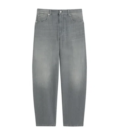 Max Mara Wide-leg Jeans In Black