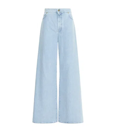 Max Mara Wide-leg Jeans In Blue