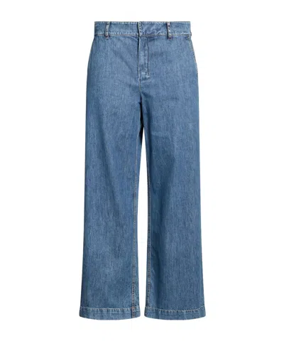 Max Mara Wide-leg Jeans In Blue