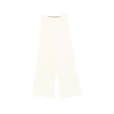 Max Mara Wide-leg Palazzo Pants In Neutral