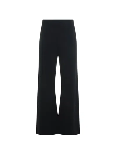 Max Mara Wide-leg Trousers In Black