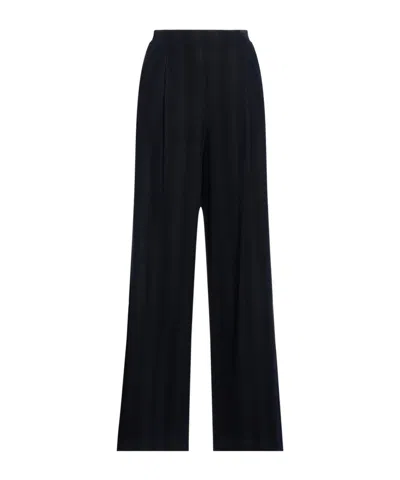 Max Mara Wide-leg Trousers In Animal Print