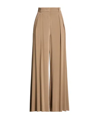 Max Mara Wide-leg Trousers In Brown