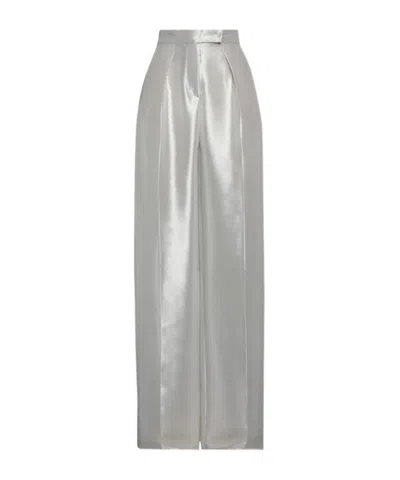 Max Mara Wide-leg Trousers In Blue