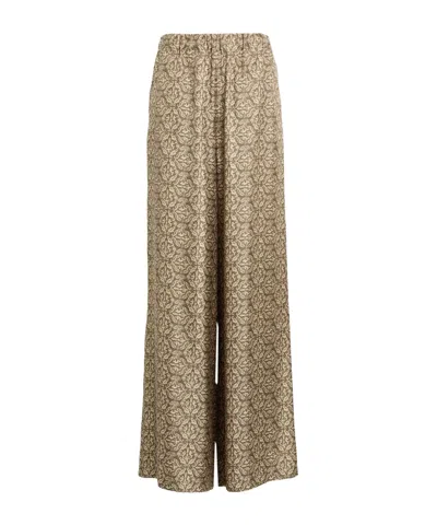 Max Mara Wide-leg Trousers In Multi