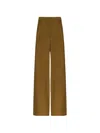 Max Mara Wide-leg Pull-on Trousers In Brown
