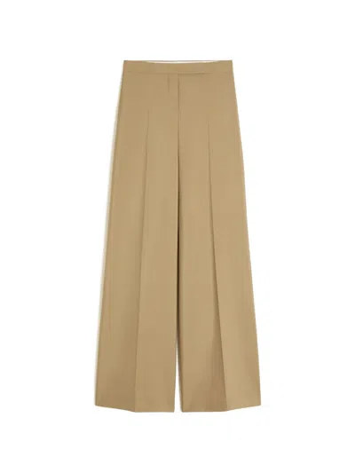 Max Mara Wide-leg Trousers In Neutral