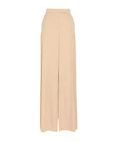 Max Mara Wide-leg Trousers In Nude