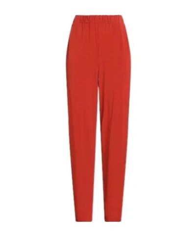 Max Mara Wide-leg Trousers In Red