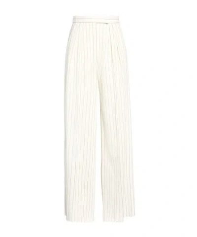 Max Mara Wide-leg Trousers In Neutral