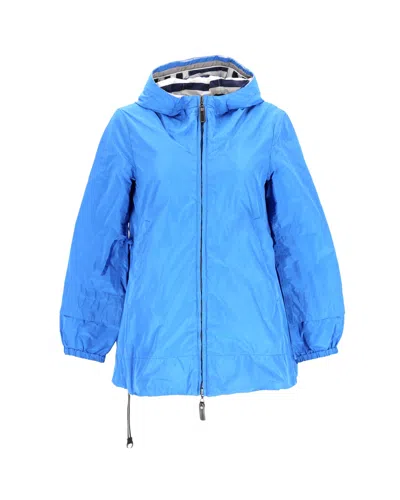 Max Mara 's  Windbreaker Jacket In Blue Polyester