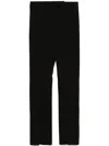 Max Mara Tailored Trousers With Double-breasted Blazer In Black