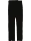 Max Mara Tailored Trousers With Double-breasted Blazer In Black