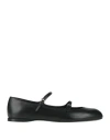 Max Mara Circus Double-strap Ballerina Shoes In Black