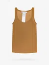 Max Mara Top  Woman Color Leather In Brown