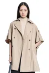 Max Mara Woman Beige Coats In Beige