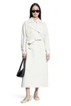 Max Mara Long-sleeved Coat In Beige
