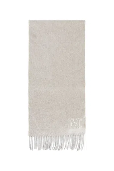 Max Mara Woman Beige Scarves In Neutral