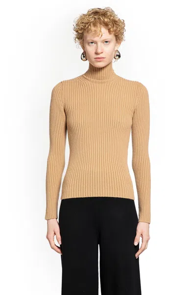 MAX MARA ARAL WOOL CASHMERE TURTLENECK TOP