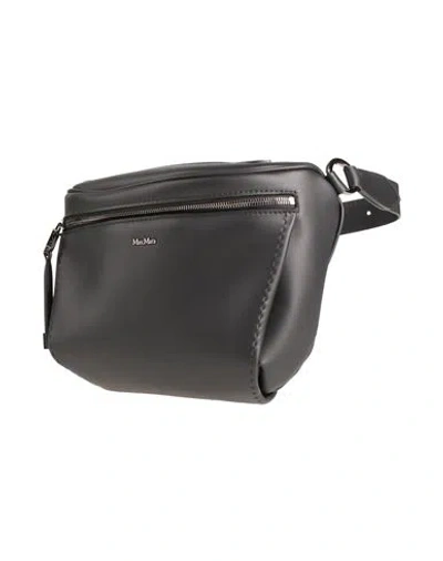 Max Mara Woman Belt Bag Black Size - Calfskin