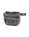 Max Mara Woman Belt Bag Grey Size - Virgin Wool, Alpaca Wool, Silk, Cow Leather