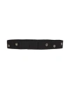 Max Mara Woman Belt Black Size M Viscose, Cotton