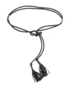 Max Mara Woman Belt Black Size Onesize Leather In Brown