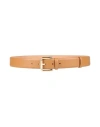 Max Mara Woman Belt Camel Size 36 Calfskin In Brown