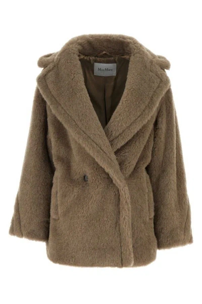 MAX MARA MAX MARA WOMAN BISCUIT TEDDY ESPERO COAT